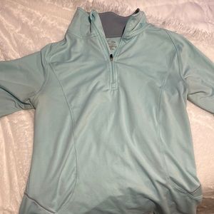 Champion long sleeve zip-up top- medium